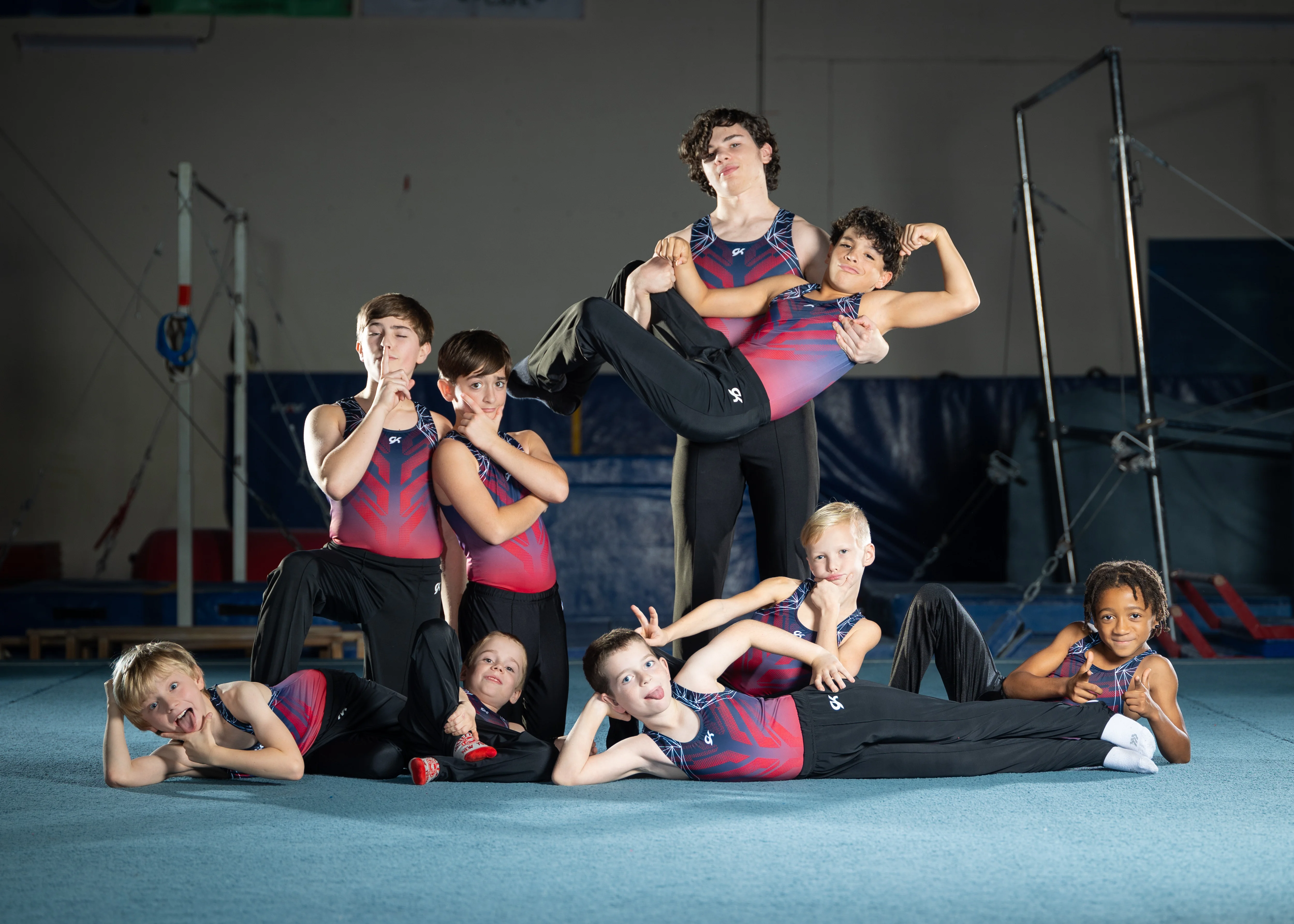 NMGC competitive boys gymnastics team